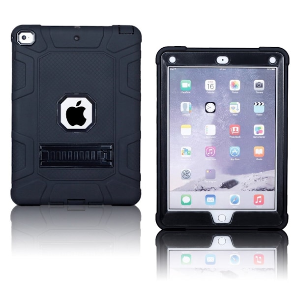 iPad (2018) armor defender silikone etui - Sort Black