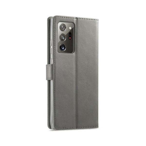 LC.IMEEKE Samsung Galaxy Note 20 Ultra Flip kotelot - Harmaa Silver grey
