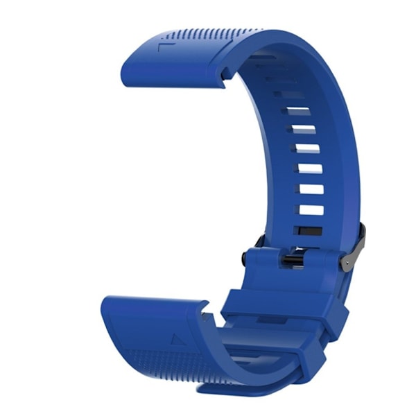 26 mm Garmin Fenix 5X / 5X Plus / Fenix 3 / 3 HR klockarmband i silikon - Blå Blå