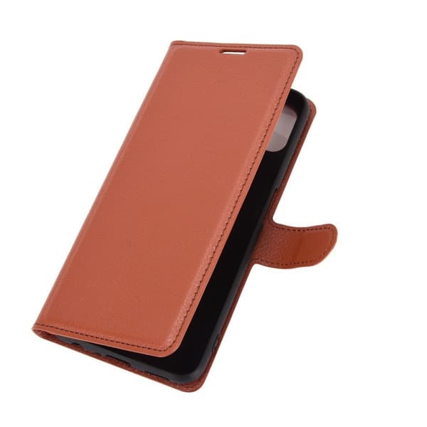 Classic Oppo A72 5G flip etui - brun Brown