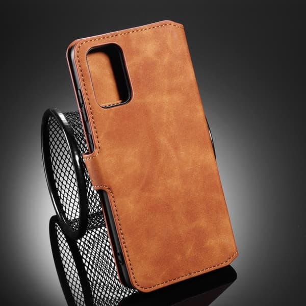 DG.MING Samsung Galaxy S20 Plus Retro kotelot - Ruskea Brown