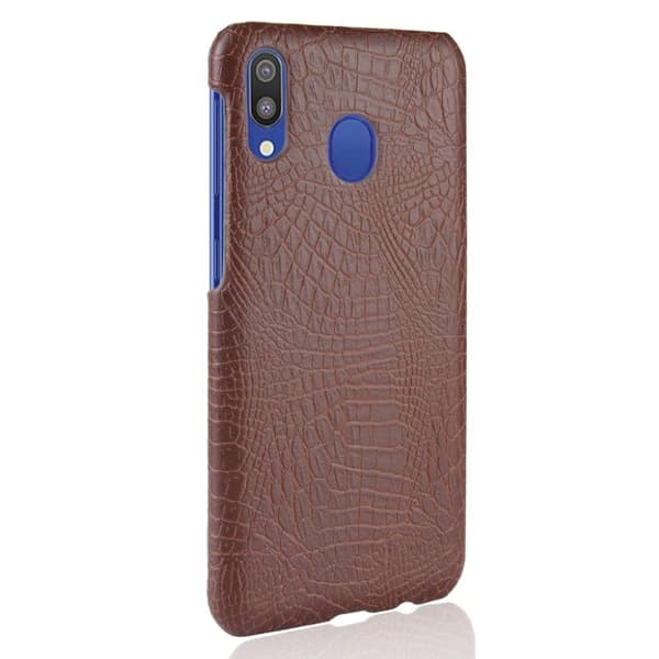 Croco Samsung Galaxy M20 cover - Brun Brown