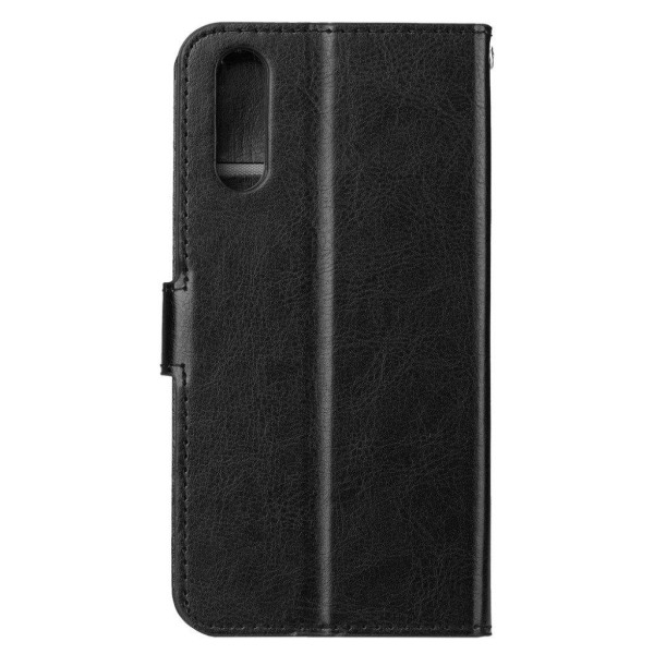Huawei P20 mobilfodral i PU läder skyddande korthållare plånbok Svart