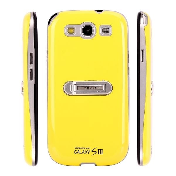 SlimCase Kick-Stand (Gul) Samsung Galaxy S3 Fodral Gul