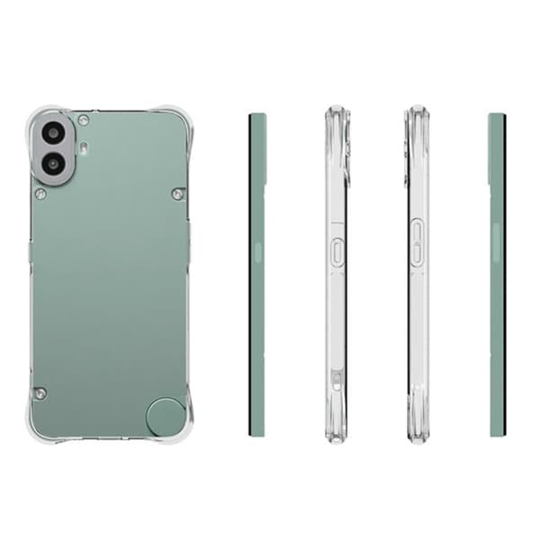 Tunt genomskinligt Nothing CMF Phone 1 skal Transparent