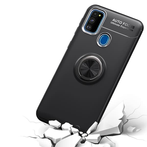 Ringo deksel - Samsung Galaxy M31 - Helt svart Black