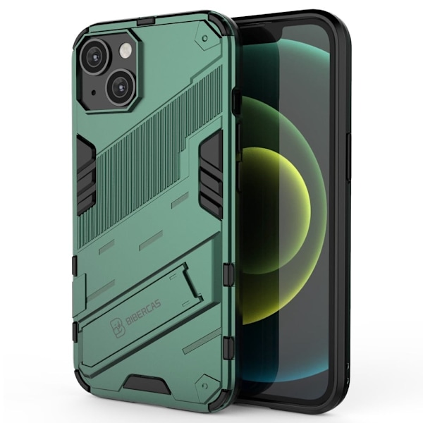 Stöttåligt iPhone 14 hybridskal - Grön Grön
