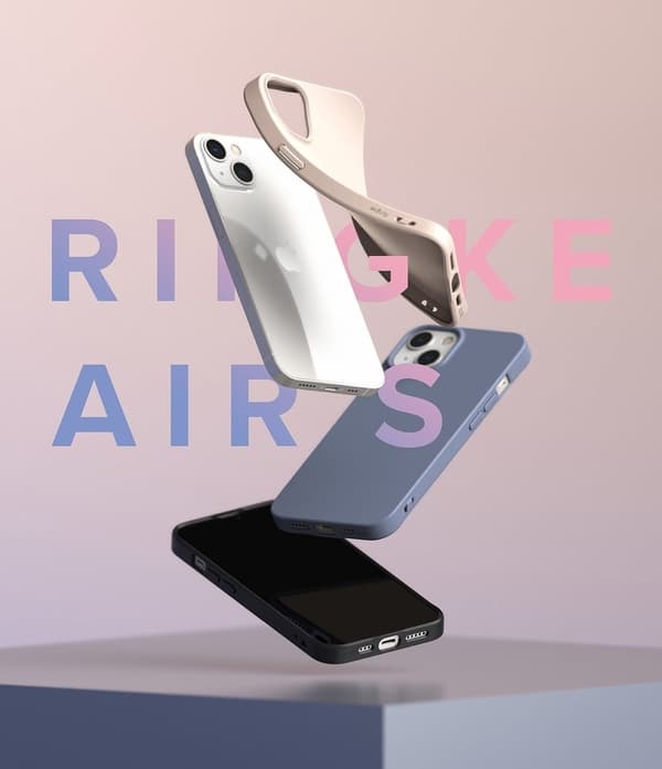 RINGKE AIR S - iPhone 13 - Lavendelgrå Silver grey