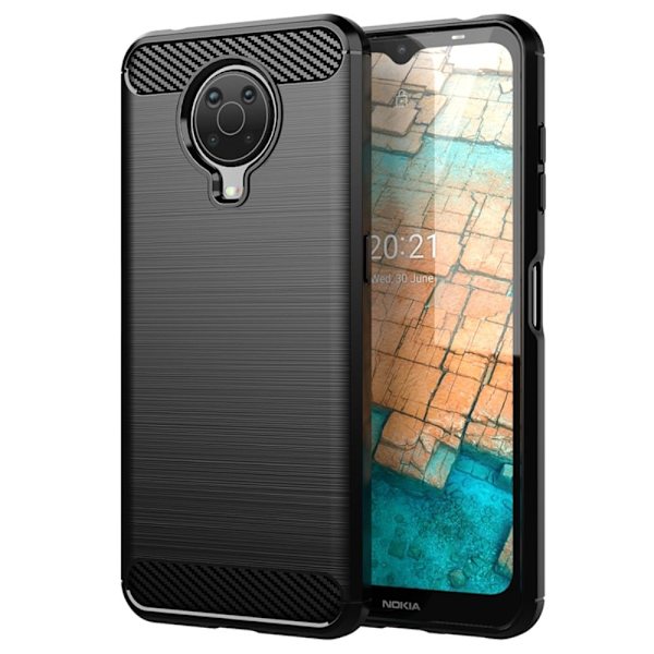 Carbon Flex Etui Nokia G20 / G10 - Sort Black