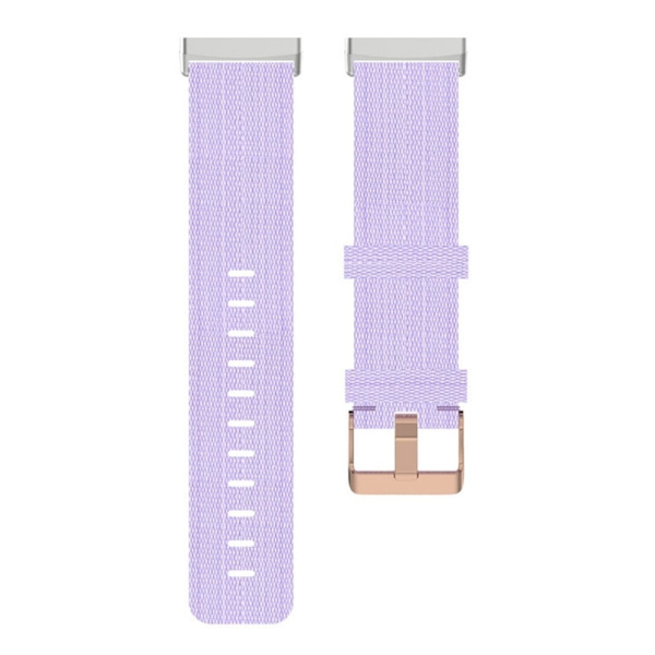 Fitbit Sense 2 / Versa 4 nylonkellohihna - Vaaleanvioletti Purple