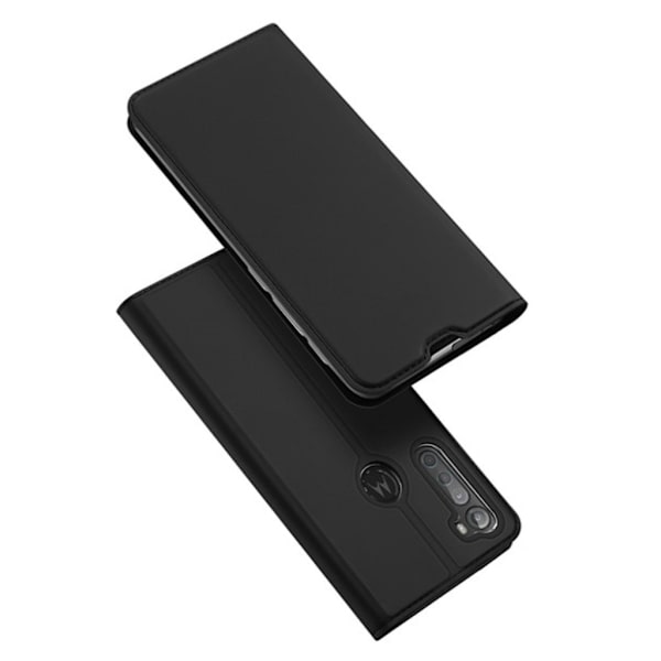 Dux Ducis Skin Pro til Moto One Fusion Plus - Sort Black