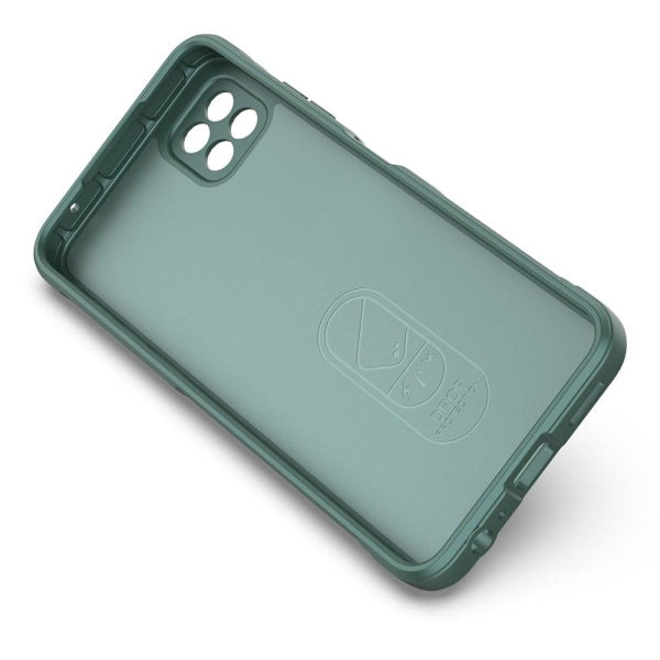 Blødt grebsformet cover til Samsung Galaxy A22 5G - Grøn Green