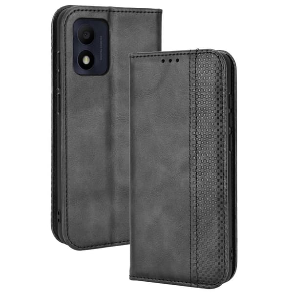 Bofink Vintage Alcatel 1B (2022) nahkakotelo - Musta Black