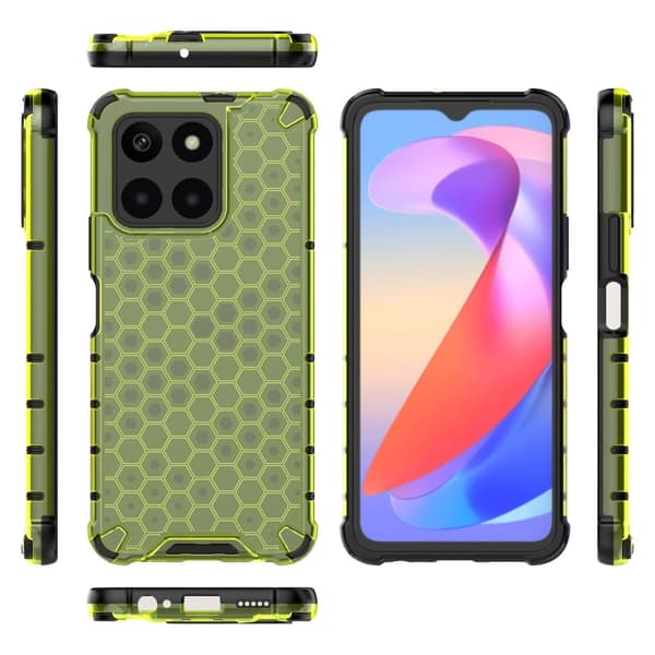 Bofink Honeycomb Honor X6a Etui - Grøn Green
