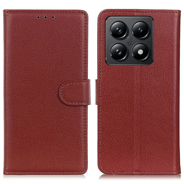 Classic Xiaomi 14T flip etui - Brun Brown