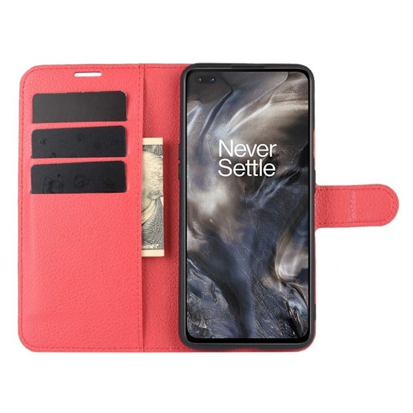 Classic OnePlus Nord Flip Etui - Rød Red