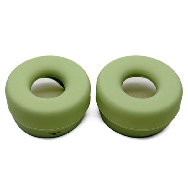 1 Pair Beats Solo Pro silicone ear pad cushion - Avocado Green Grön