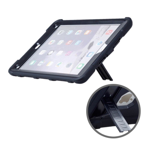 iPad (2018) armor defender silikone etui - Sort Black