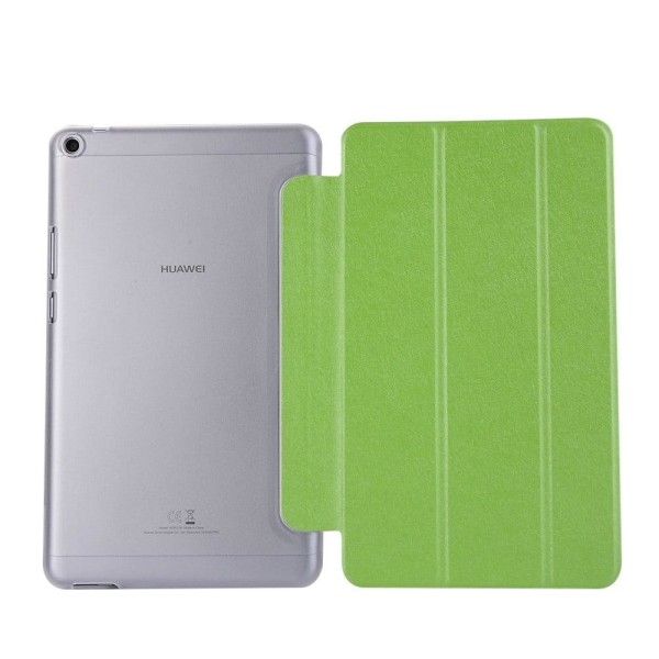 Huawei MediaPad T3 8.0 Enfärgat läder fodral - Grön Grön
