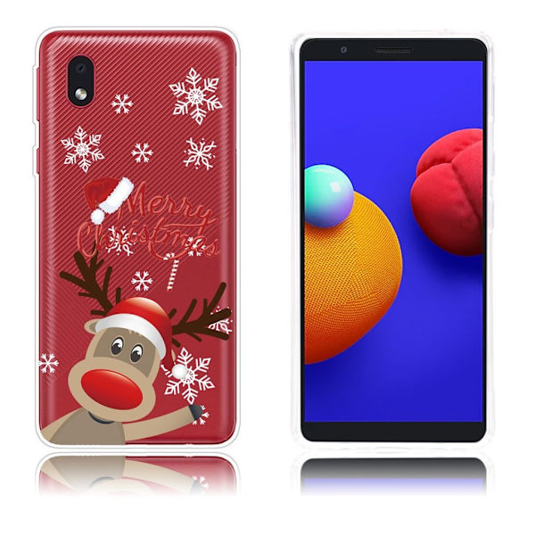 Samsung Galaxy A01 Core Case til jul - Vinkende Red