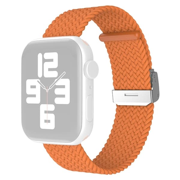Apple Watch (41mm) enkel nylon-urrem - Lys Orange Orange