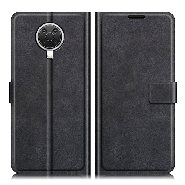 Lompakko Nahkakotelo For Nokia G20 - Musta Black