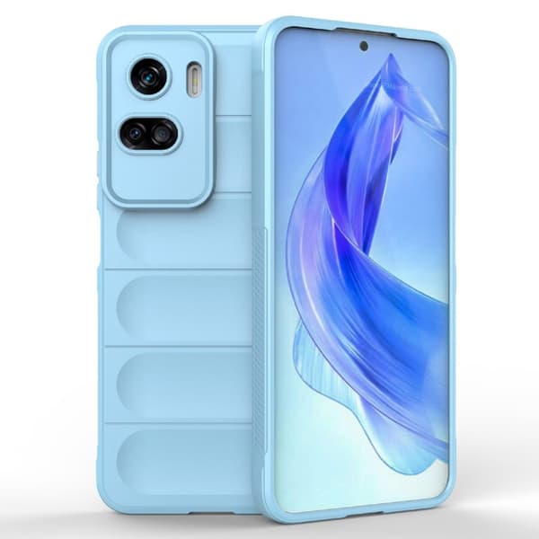 Blødt grebsformet Honor 90 Lite cover - Babyblå Blue