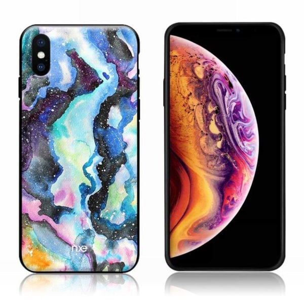 NXE iPhone Xs Max pattern case - Style D Multicolor