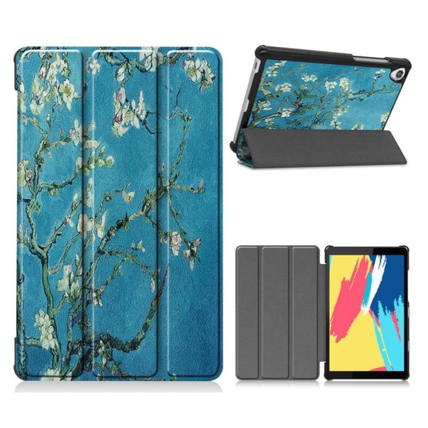 Lenovo Tab M8 cool pattern leather flip case - Flower Multicolor
