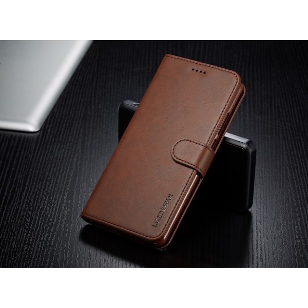 LC.IMEEKE Huawei P30 Pro nahkainen suojakotelo - Musta Brown