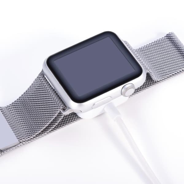 Apple Watch Series 1 / 2 / 3 1m Data Sync USB-latauskaapeli - Valkoinen White