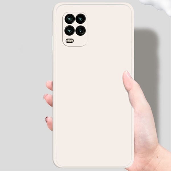 Viistetty pudotuksen estävä kumipäällysteinen kansi Xiaomi Mi 10 Lite 5G:lle - Punainen Red