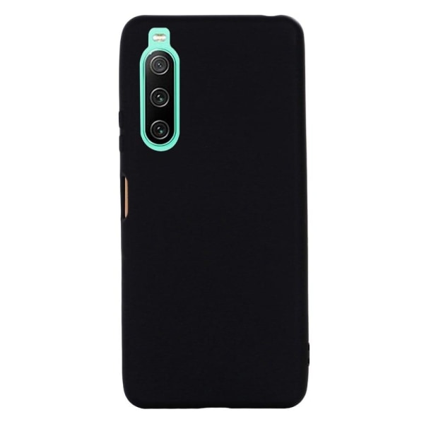 Matte Liquid Sony Xperia 10 IV silikone cover - Sort Black