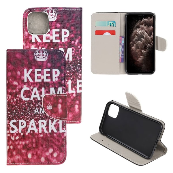 Wonderland iPhone 11 Pro flip etui - Citat Bevar Roen Og Gnisten Multicolor