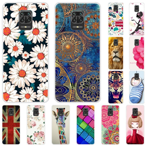 Deco Xiaomi Redmi Note 9 Pro / 9 Pro Max / Note 9S etui - Mandala Blomst Multicolor