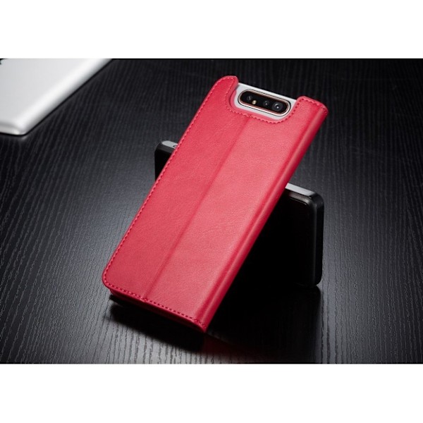 LC.IMEEKE Samsung Galaxy A80 Flip Etui - Rød Red
