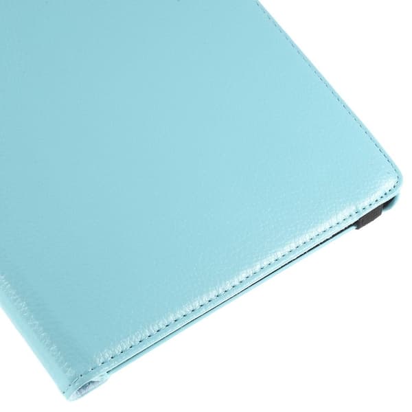 Jessen Samsung Galaxy Tab A 9.7 lær etui med rotasjons mulighet - Blå Blue