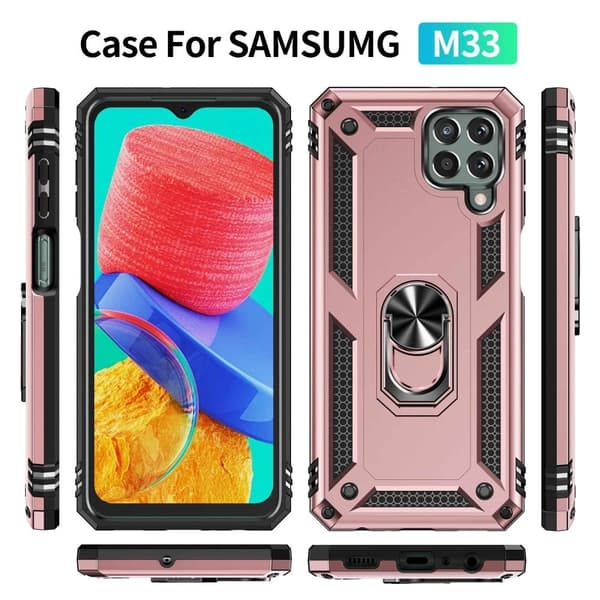 Bofink Combat Samsung Galaxy M33 5g Etui - Rose Gull Pink