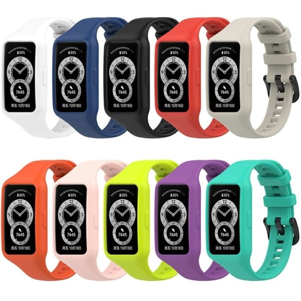 Honor Band 6 integrerat klockarmband i silikon - Lime Grön