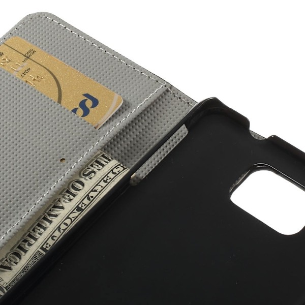 Moberg (UK Flag) Samsung Galaxy Alpha Læder Flip Etui Multicolor