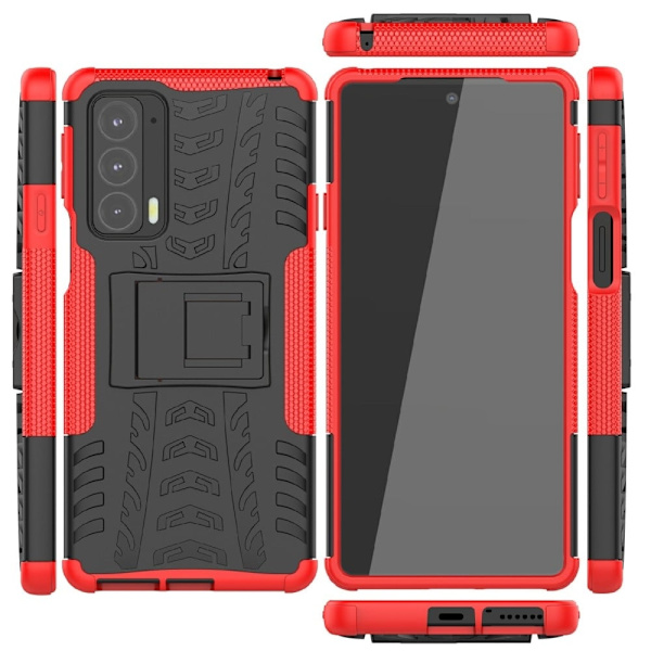 Offroad Etui Motorola Edge 20 - Rød Red
