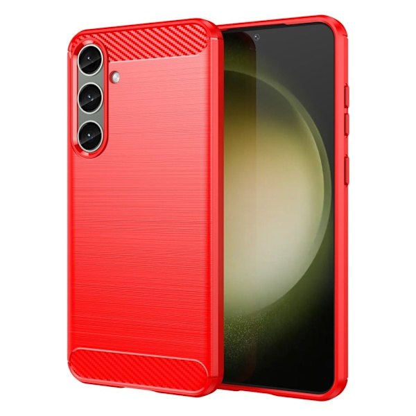 Carbon Flex Samsung Galaxy S24 Plus kotelot - Punainen Red