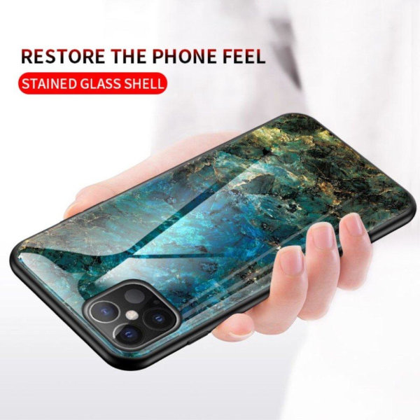 Fantasy Marble iPhone 12 Pro Max kuoret - Smaragdi Green