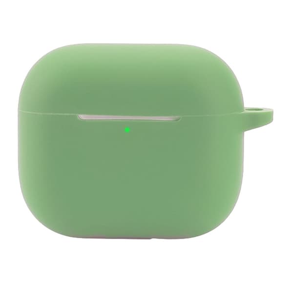 AirPods 4-etui til Bluetooth-høretelefoner Silikone-etui til beskyttelse af ørepropper - Matcha-Grøn Green