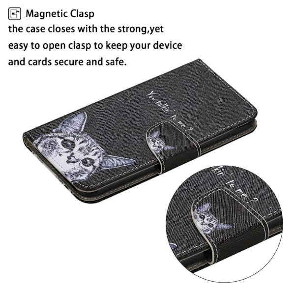 Wonderland Samsung Galaxy Note 20 Ultra Flip Etui - Kat og Bogstaver Silver grey