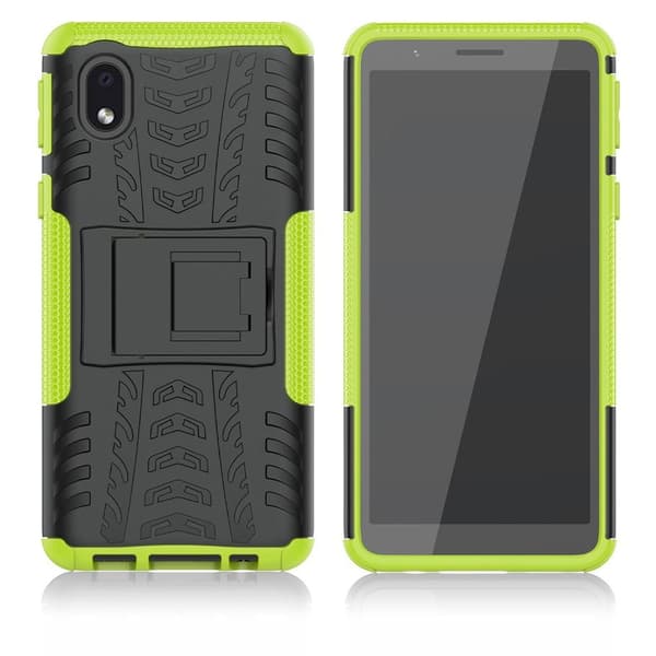 Offroad Samsung Galaxy A01 Core kotelot - Musta / Vihreä Black