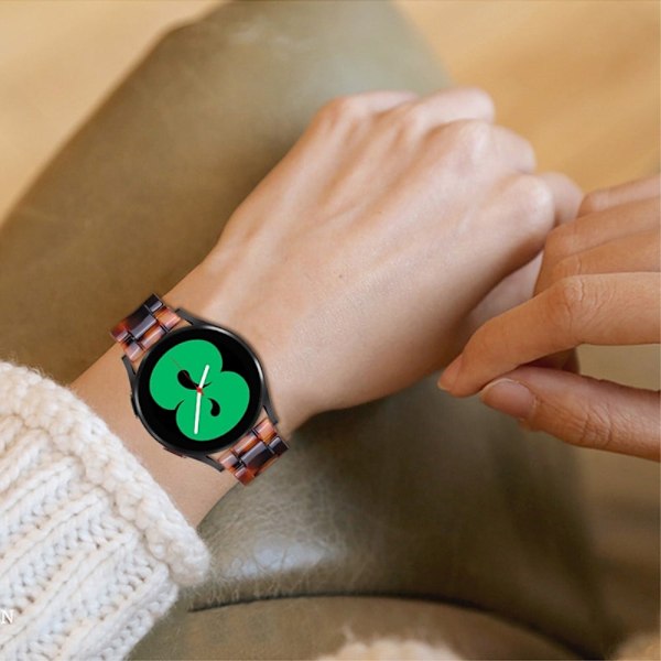 20 mm Huawei Watch GT 2 42 mm / Watch 2 resin-urrem med spænde i rustfrit stål - Hawksbill Multicolor
