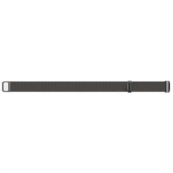 Fitbit Inspire / Inspire HR milanese ruostumaton kellon ranneke   - Musta Black