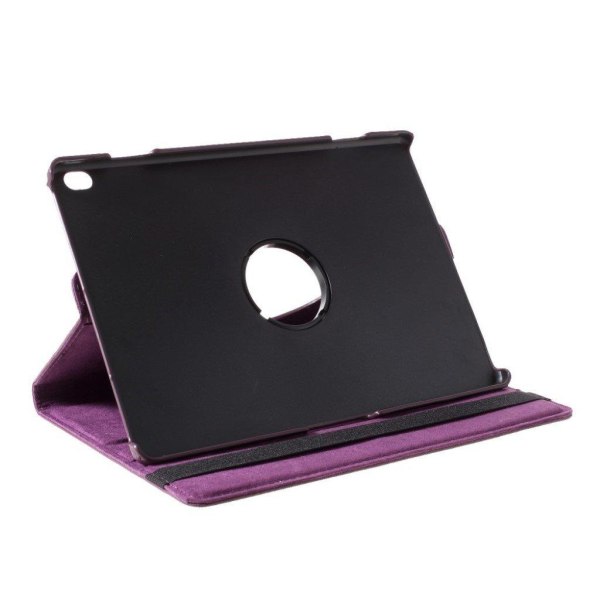 Lenovo Tab M10 360 degree rotatable leather case - Purple Purple