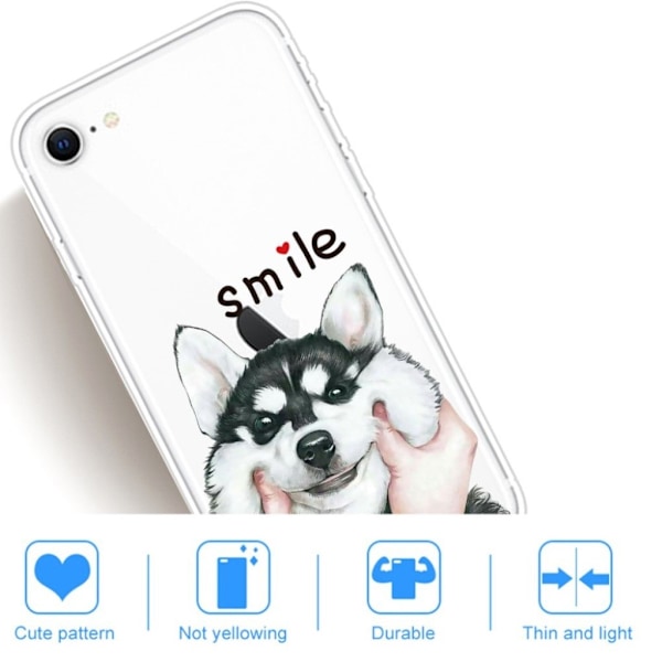 Deco iPhone SE 2020 deksel - Hund Multicolor